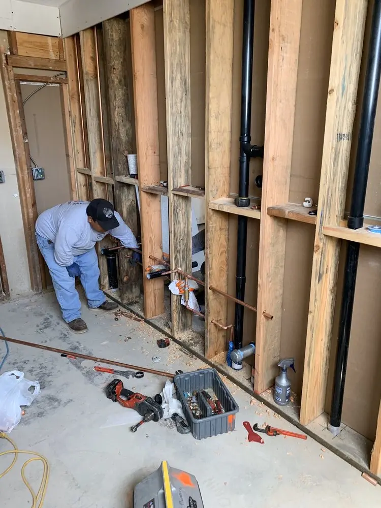 Commercial rough-in plumbing for Water Heater Replacement in Suisun City